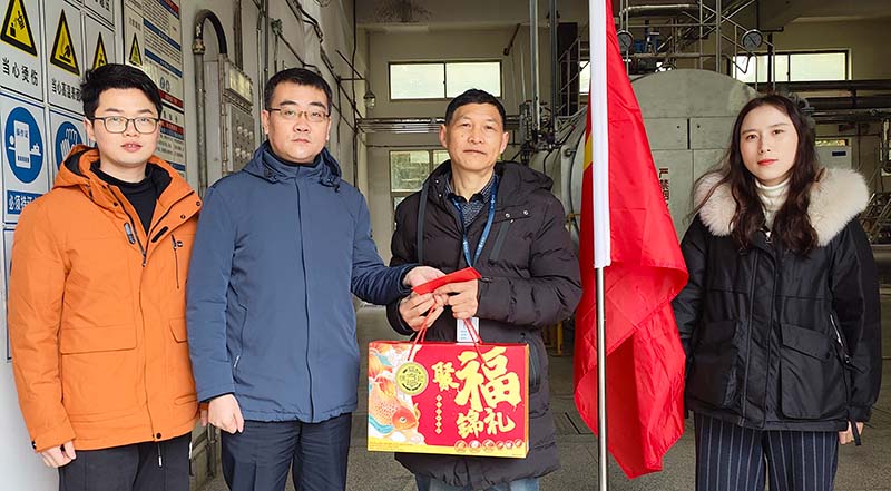春節(jié)慰問送溫暖，歲寒情深暖人心